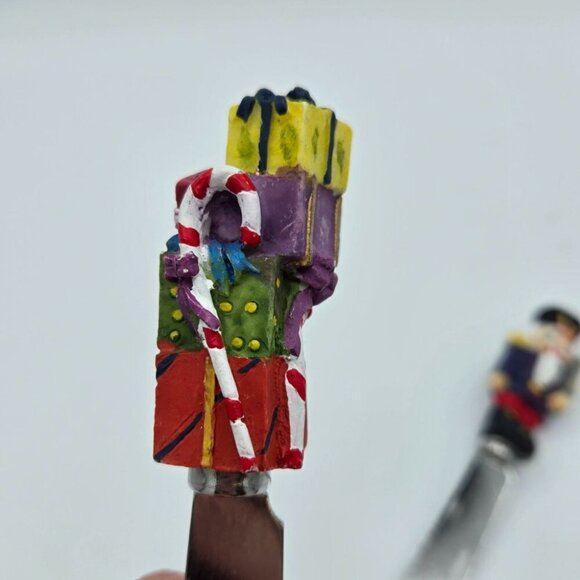 Christmas cheese spreader knife, Christmas butter knife 2 pcs - Picture 8 of 8